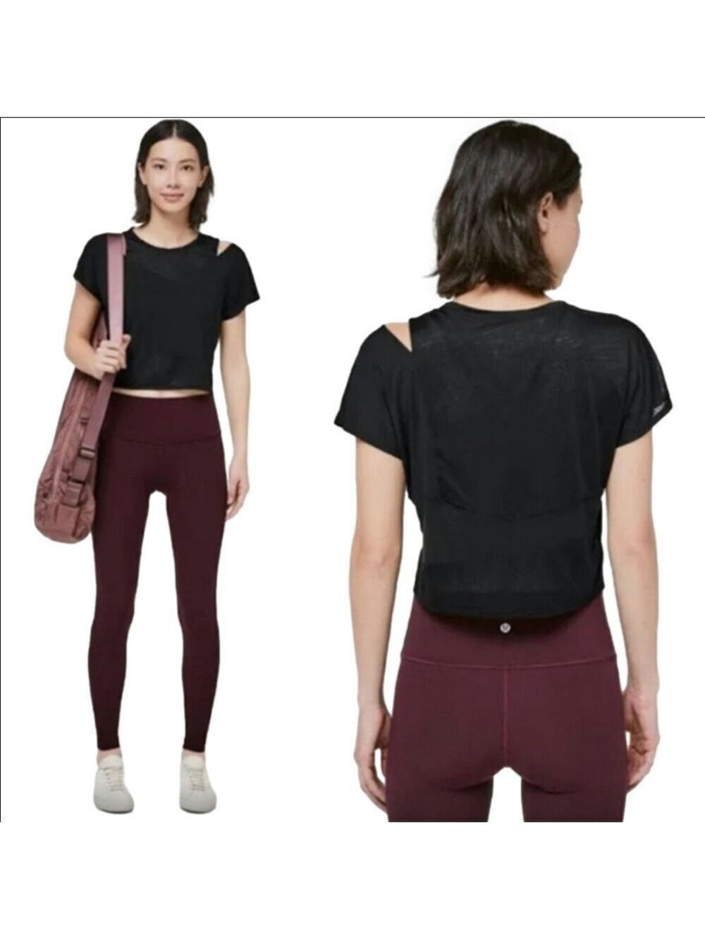 Lululemon No Inhibitions asymmetrical T-shirt